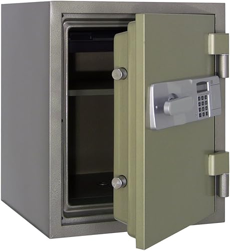 AMSWS-610EL caja de seguridad a prueba de fuego (soporta 2 horas), para guardar documentos de manera segura.