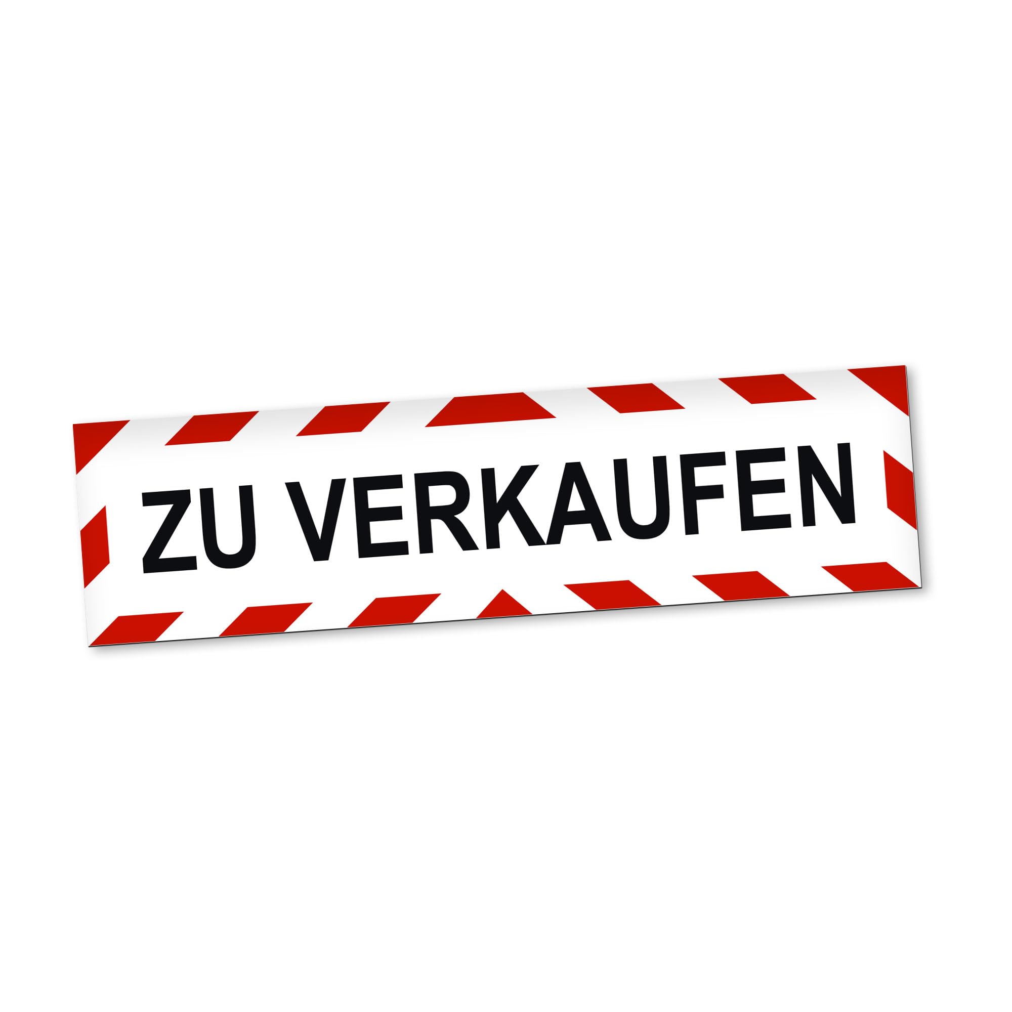 Magnetschild Zu Verkaufen Auto KFZ Verkaufsschild Magnetfolie Wetterfest Magnetisch 45 x 12 cm Reflektierend