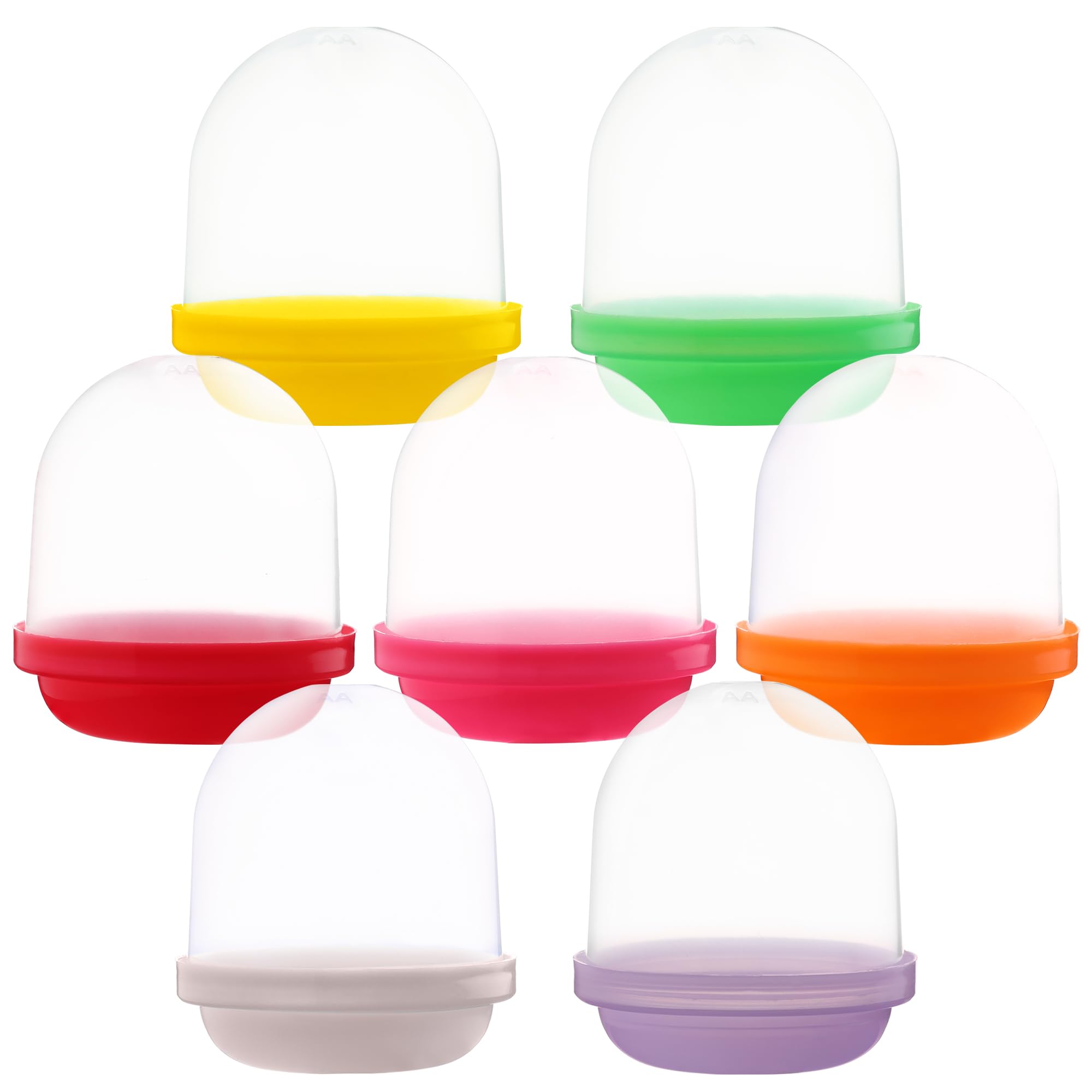 Capsule Vending Machine Translucent Acorn Capsules Empty 50 pcs 1.1 inch (28mm) - Gumball Machine Capsules Refill Bulk Party Favors - Easter Basket Stuffers - DIY Craft Supplies