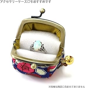 Amazon | [亥之吉] inokichi 1.7寸ころりんがま口 [ おりづるあか ] 鈴