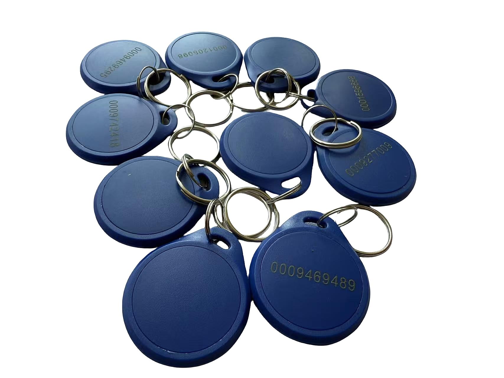 YARONGTECH Podwójna częstotliwość RFID brelok 125 kHz EM4100 i 13,56 MHz RFID 1K Chip Fob (10 sztuk)