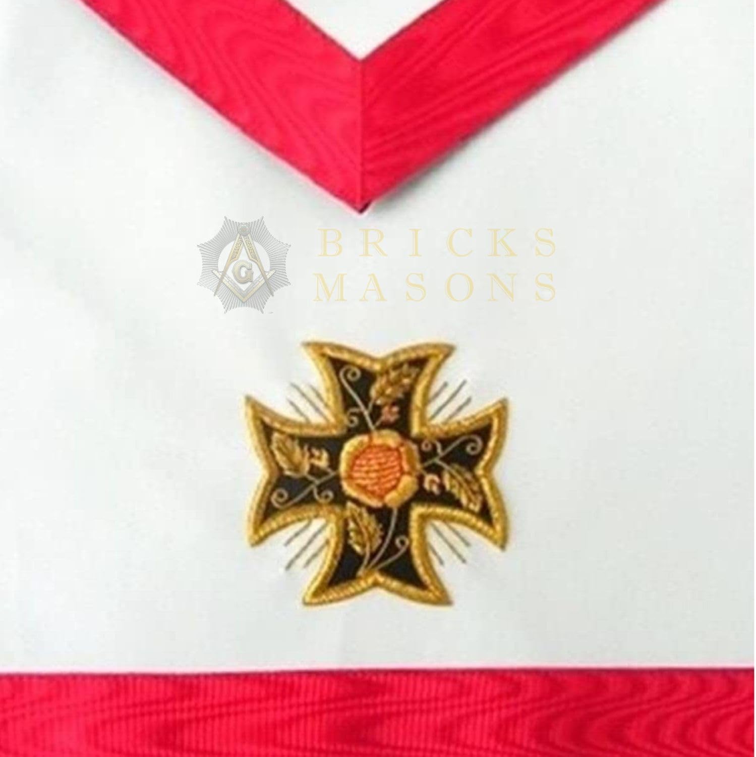 BRICKS MASONS Masonic Scottish Rite AASR - 18th Degree - Knight Rose-Croix - Patted Templar Cross