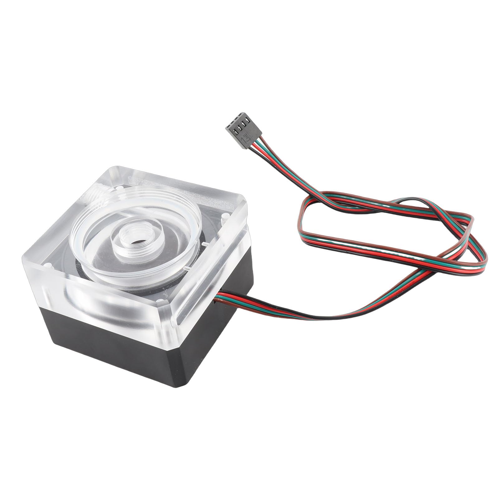Pompa di Raffreddamento Ad Acqua Resistente PMMA PWM Controllo della velocità per Appassionati di PC Compatibile con Sistemi a 12V