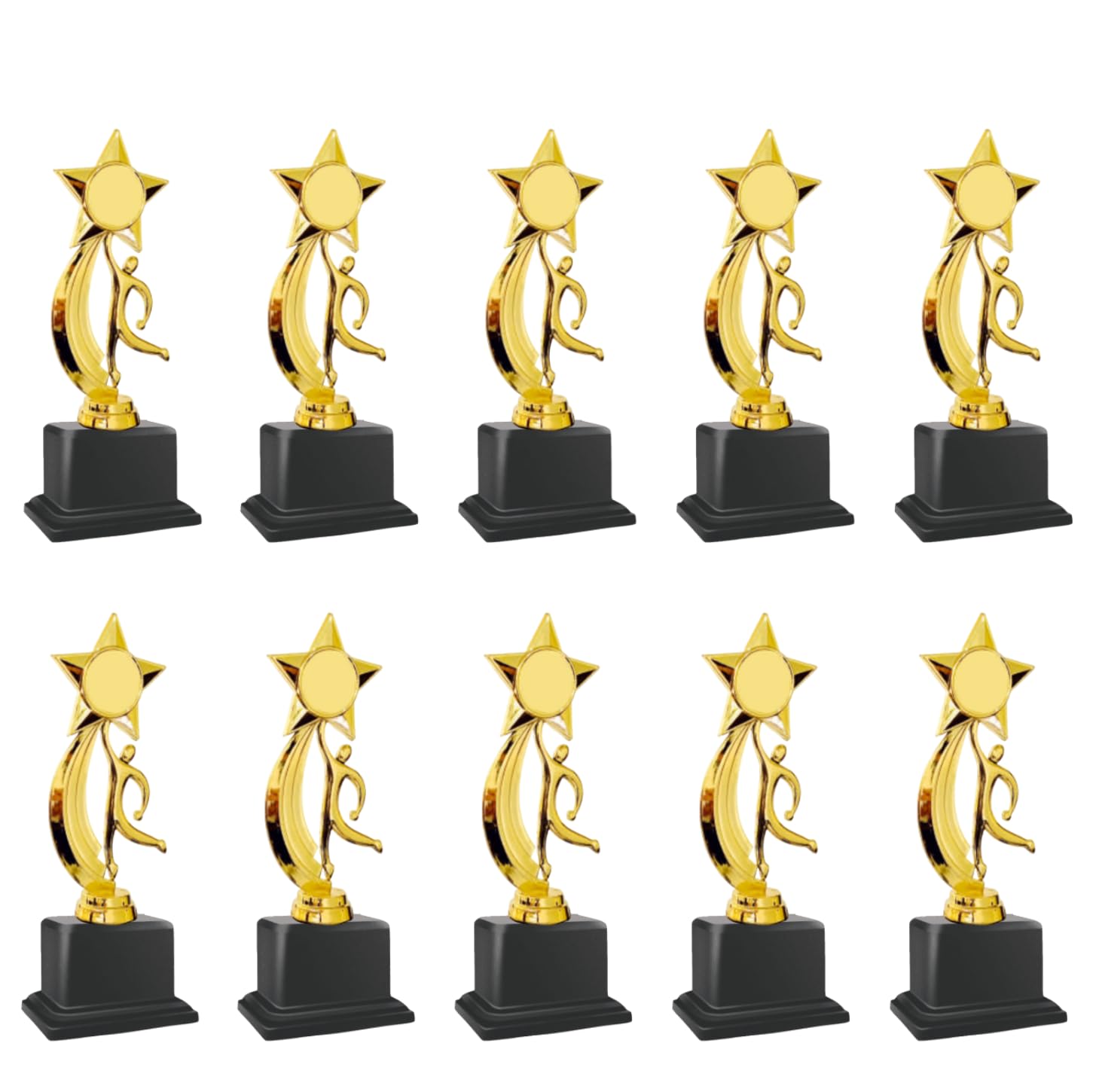 10 PC Star Trophy - 20 with Customization Logo for Events, Functions, Award (23 CM) (B0CYLGWW3B) Amazon Price History, Amazon Price Tracker