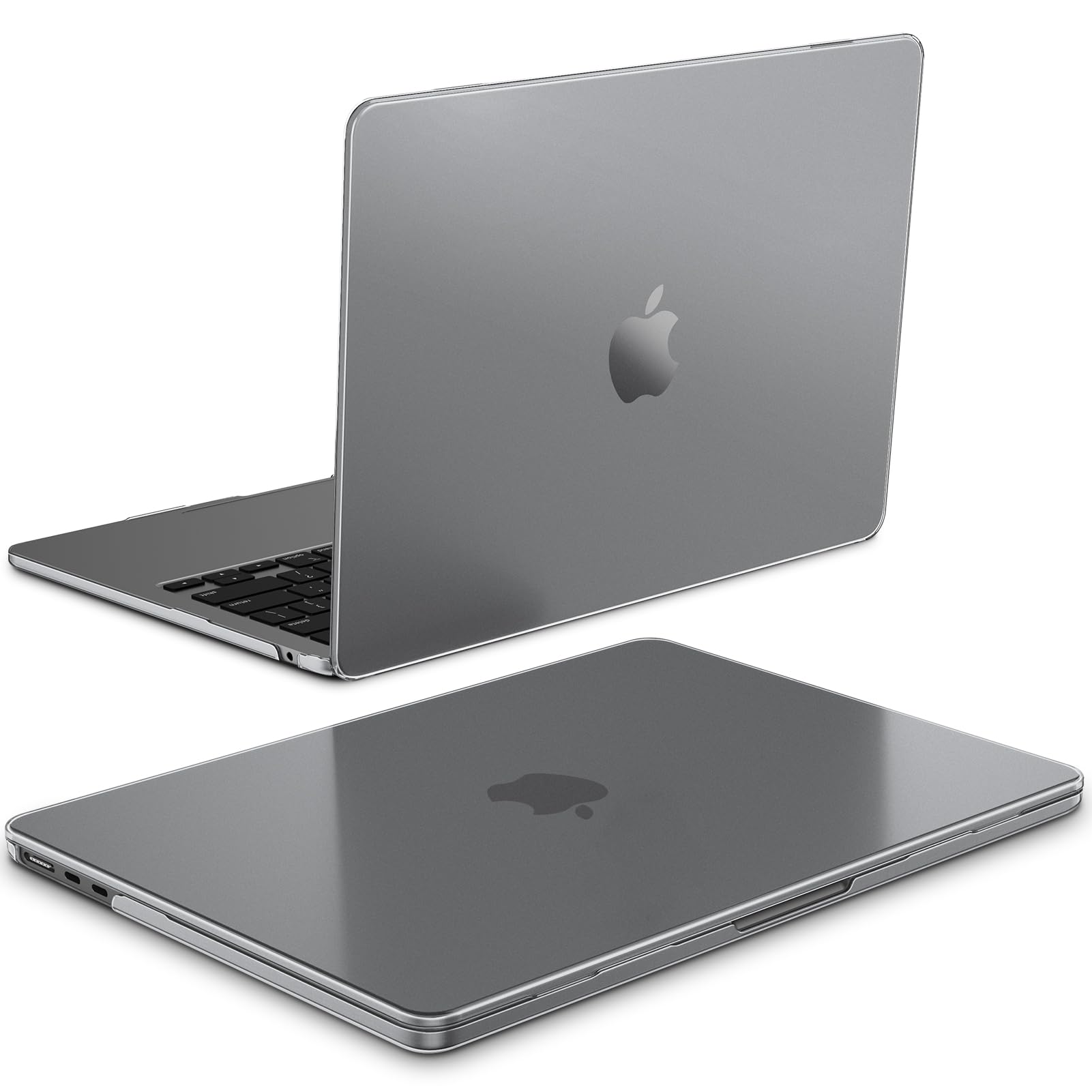 Coque TECOOL Pour MacBook Air 13,6 Pouces (M4/M3/M2 2022-2025) - Cristal Lilas - NEUVE