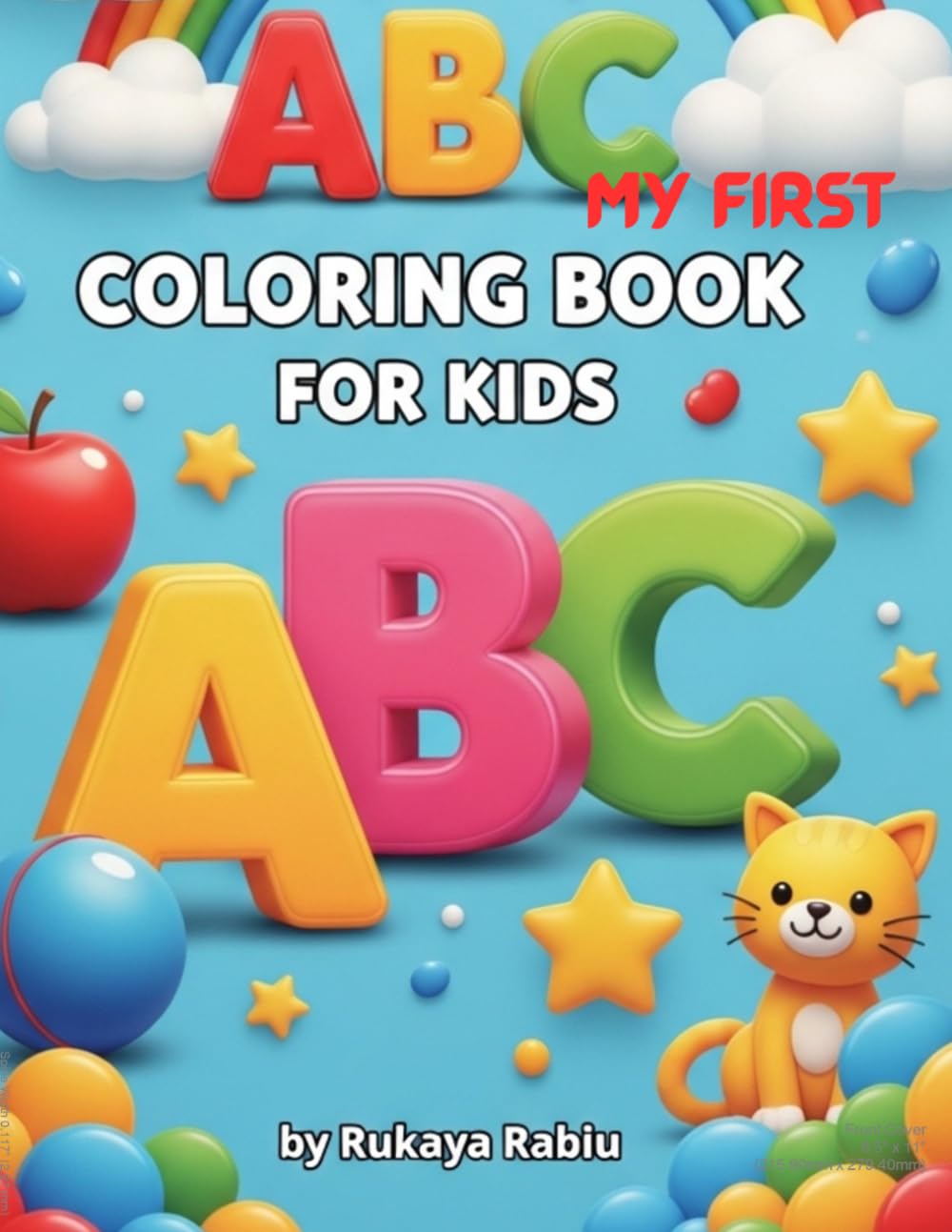My First ABC Coloring Book for Kids Ages 3–5: Simple and Fun ABC Learning for Beginners