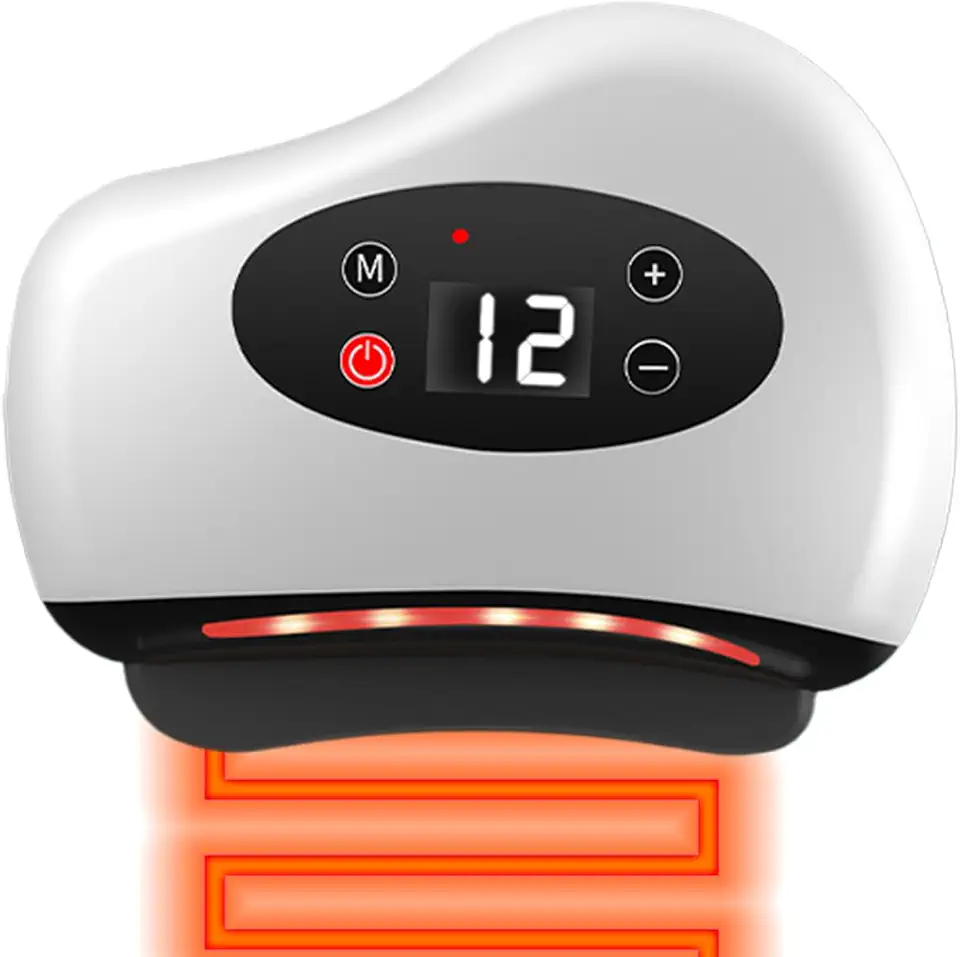 Heated Foot Massager Red Light Heated Body Scraper