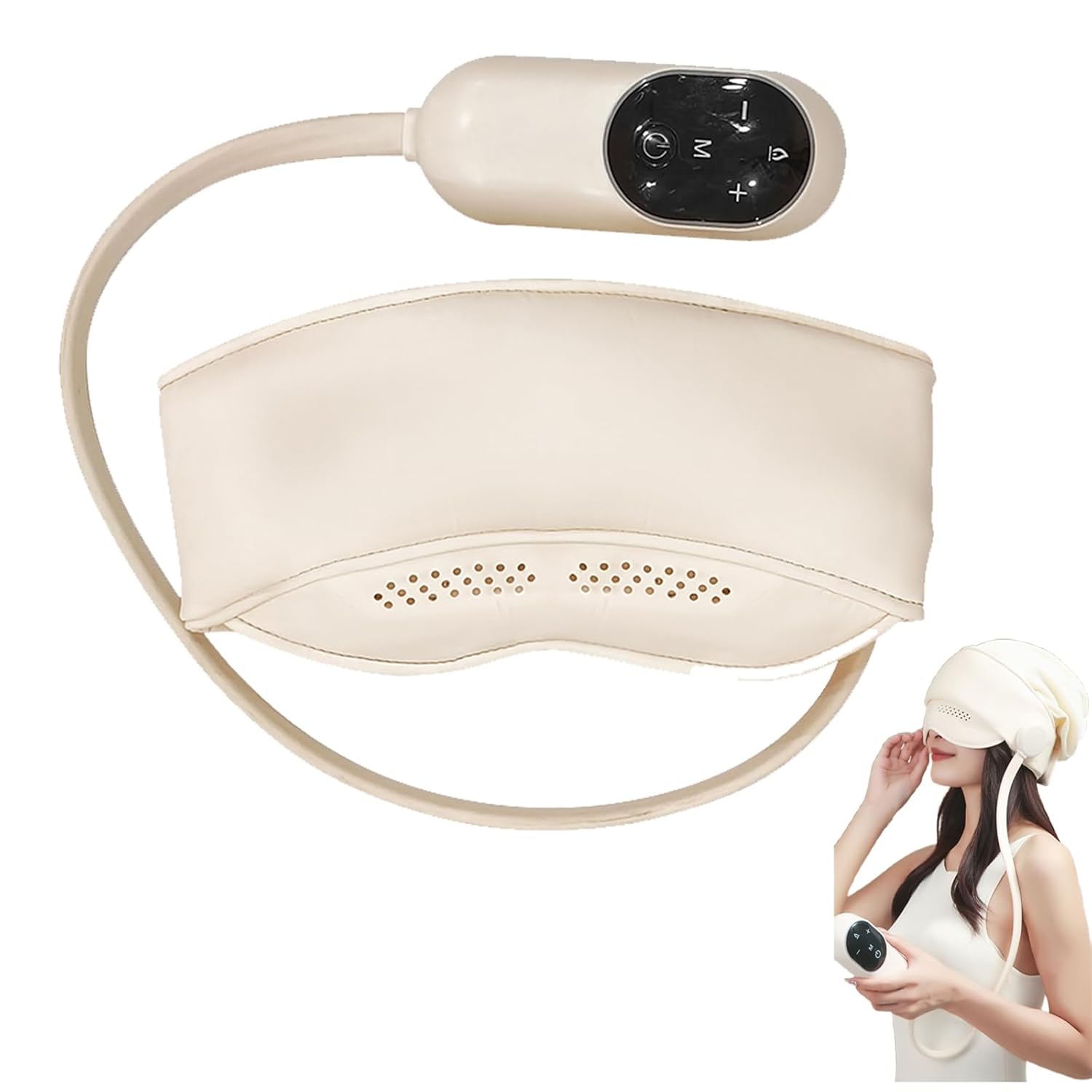 Eye Head Massager with Remote Heat Elaxing Eyes Better Sleep The Perfect Holiday Gift for Mom Dad Women