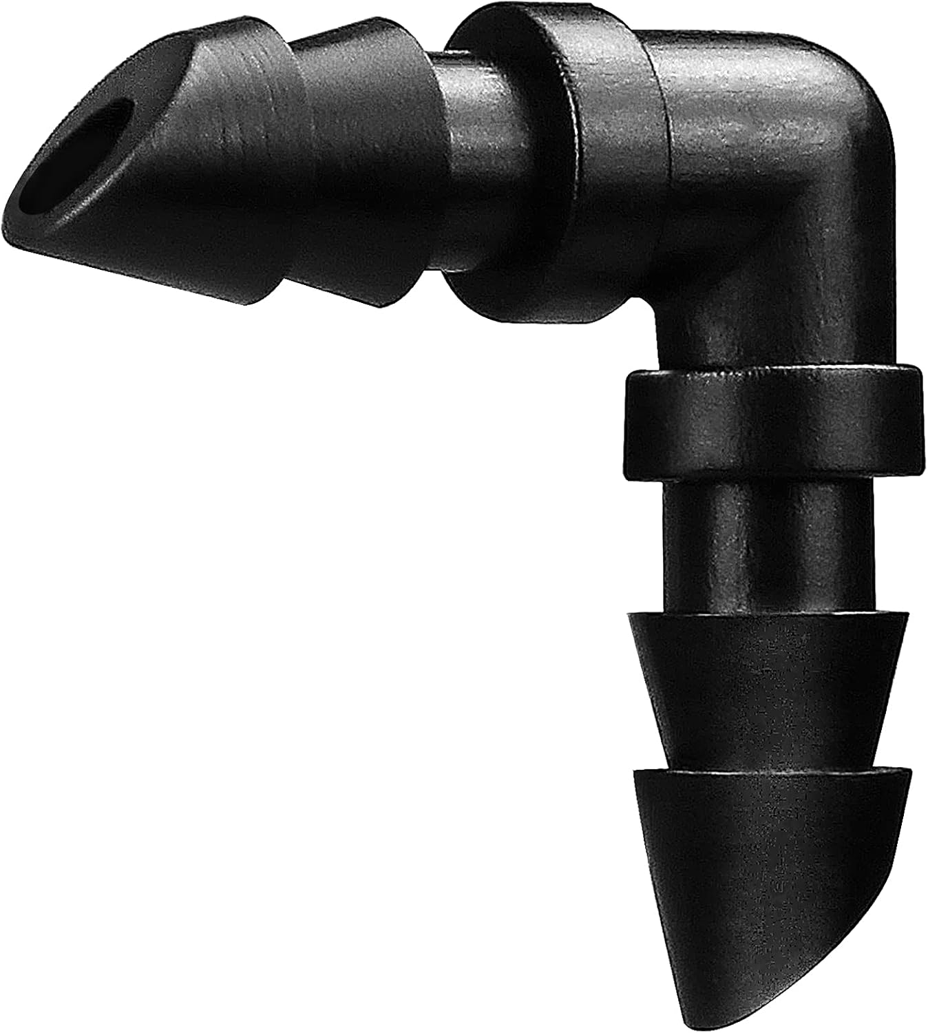 JOYPRO 60 Pieces Drip Irrigation 1/4" Barbed Elbow