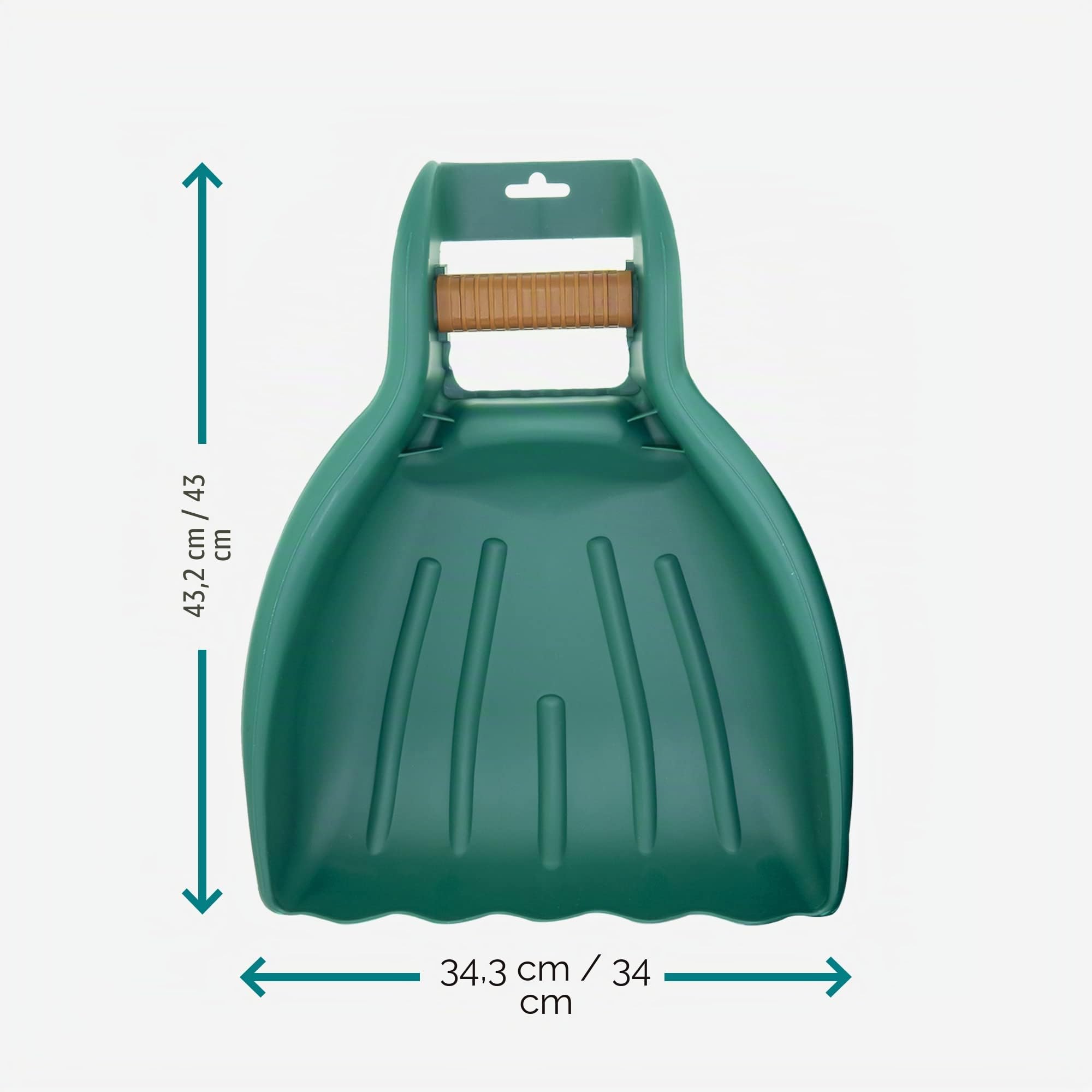 MEKKAPRO Ramasse Feuilles à Griffes V2.0, 1 Paire, Pelle Jardinage Collecteur de Feuille Morte avec Poignée Ergonomique