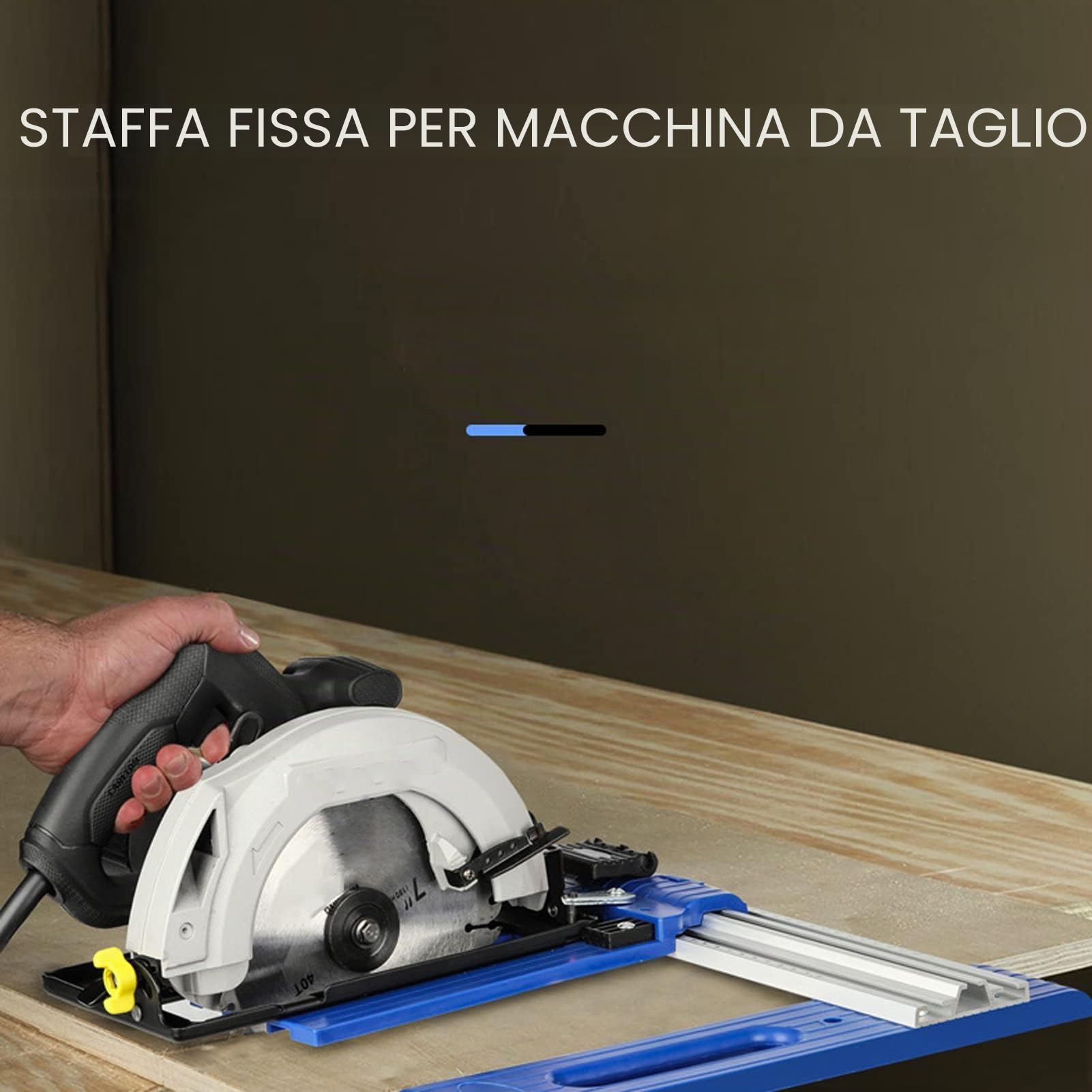Guida per Sega Circolare Multifunzionale Regolabile Guida di Taglio per la Lavorazione del Legno in Lega di Alluminio per Legno