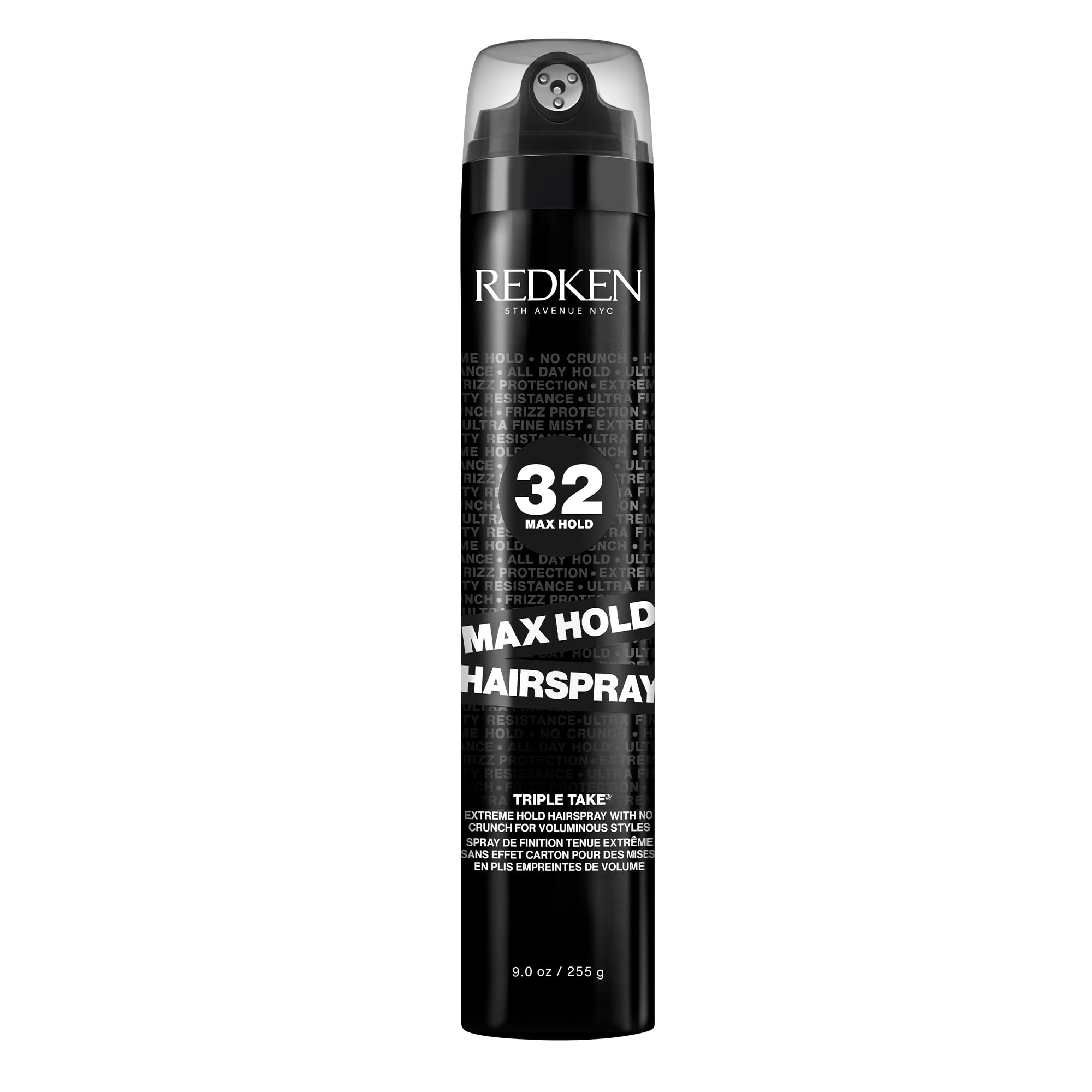 REDKEN Max Hold, Hairspray for Sleek, Smooth Hair with Long-Lasting Lift and Control, No Stiffness or Crunch, 300ml