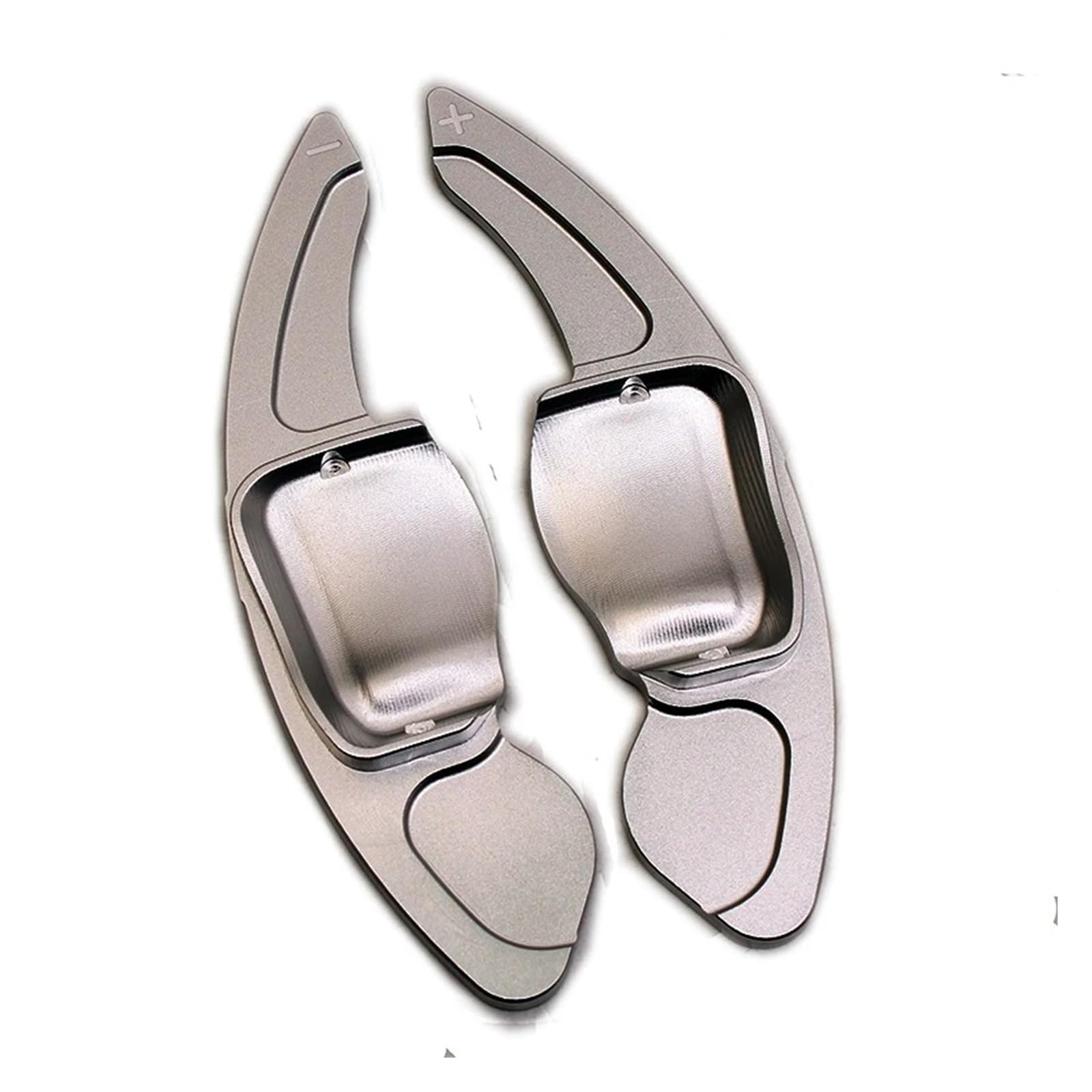 ZHANGZHENGYAO Car Steering Wheel Shifter Paddle for VW for MK6 for GTI for Jetta for MK5 for Passat for B6 B7 CC for Polo for Sharan for Tiguan Steering Wheel Paddle Shift(Grey)