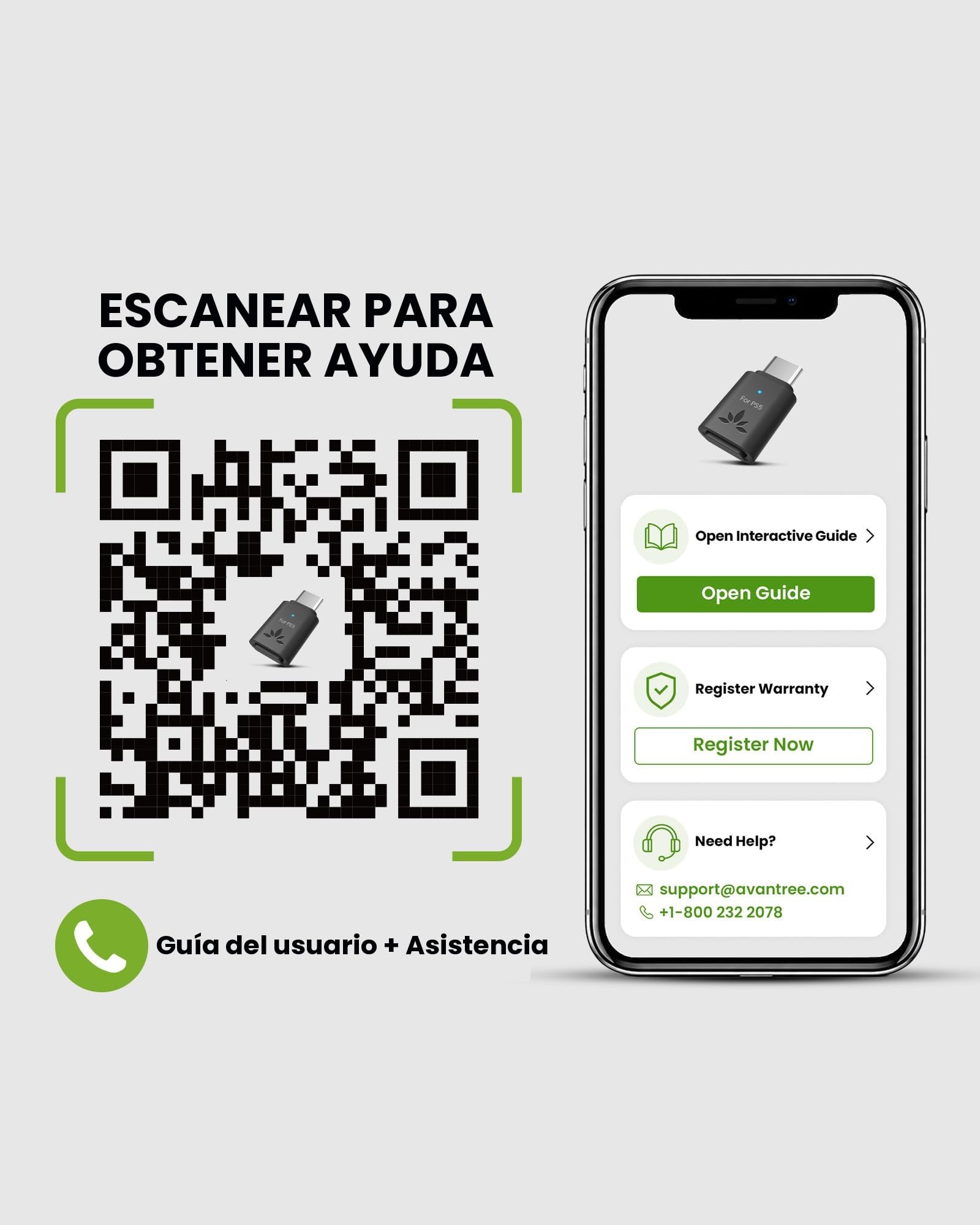 Avantree C81-Gaming – Adaptador de Audio USB-C Bluetooth 5.3 para PS5, Chip Qualcomm, aptX Adaptive & HD, Sonido Premium, Compatible con AirPods, Auriculares Bose y más
