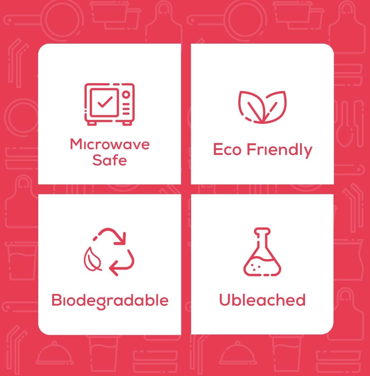 GUSTO [9 Inch - 500 Count Uncoated White Paper Plates, Dessert Plates Disposable - Decorative Craft Paper - (Formerly Comfy Package)