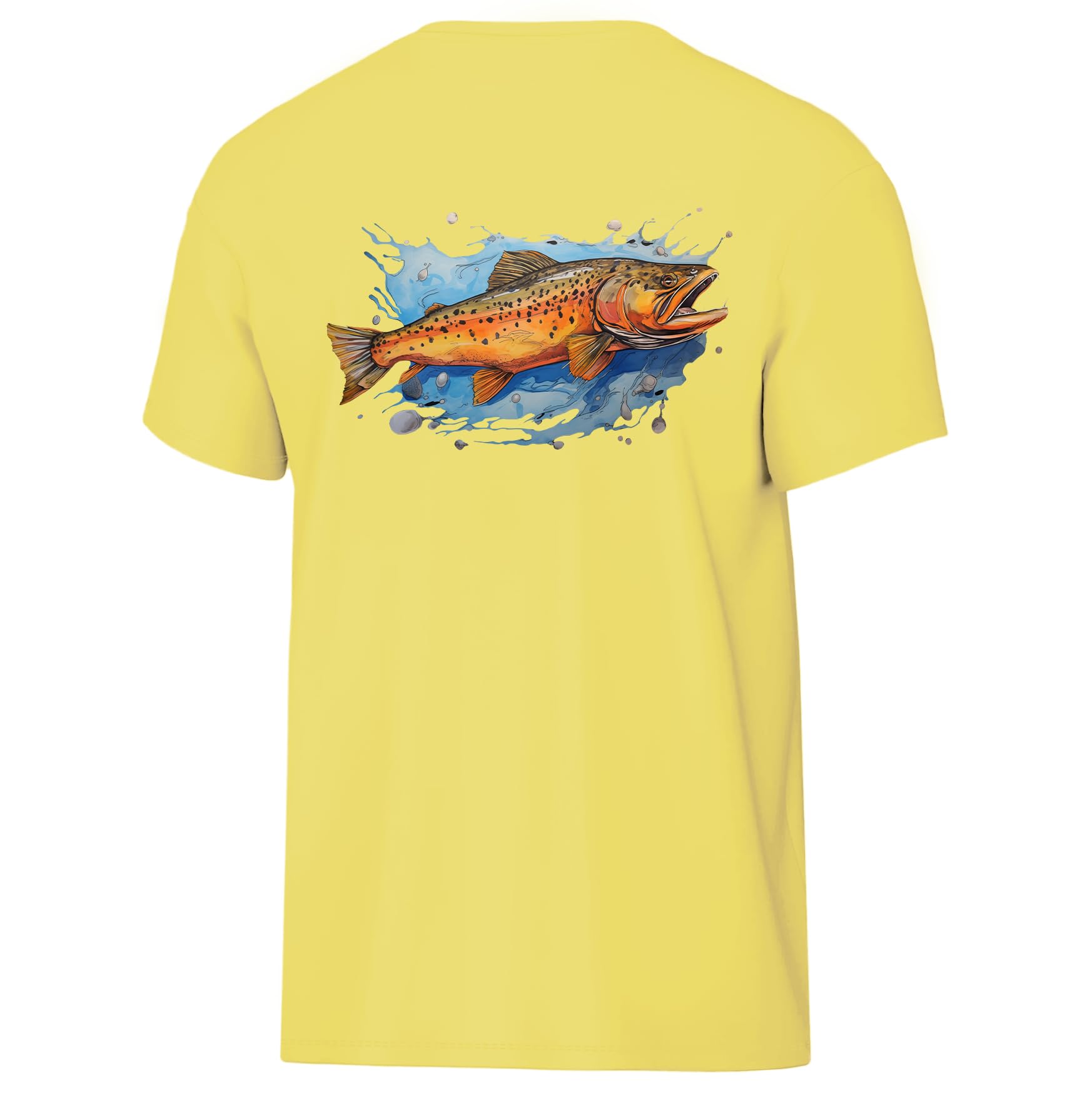 Palmyth Boys Fishing Shirt Short Sleeve UPF 50+ Youth T-Shirt Sun Protection Tee