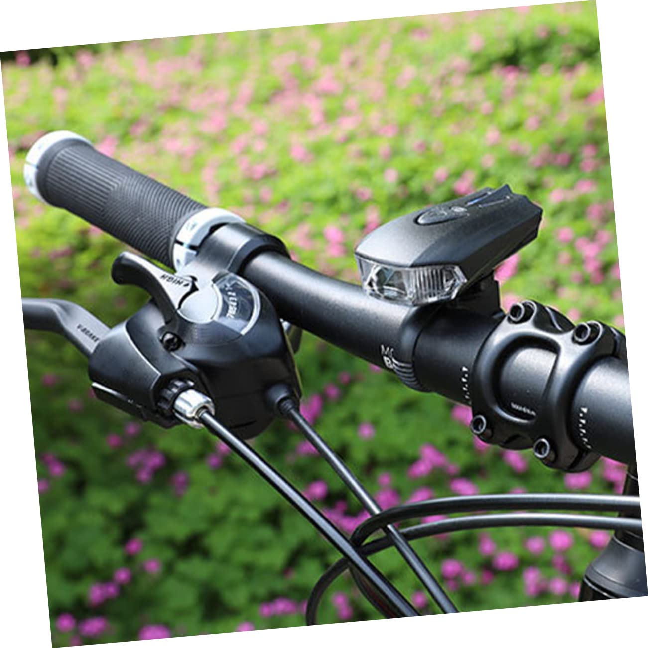 INOOMP 2juegos para Bicicleta Recargables USB Delantero y Luz Trasera Instalación y Robustez Accesorios De Ciclismo
