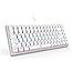 DREVO Gramr 84 Key Rainbow Backlit Mechanical Gaming Keyboard USB Wired 75% TKL Keyboard Red Switch, White