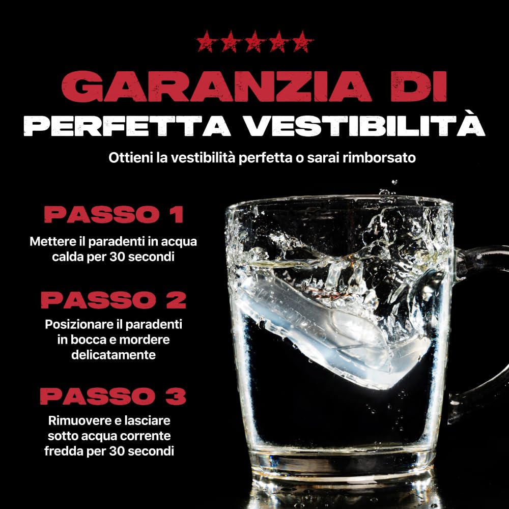 SAFEJAWZ Elements VENTO Paradenti Sportivo Adulti e Bambini Contatto Completo per Tutti Gli Sport, tra Cui Rugby, MMA, Hockey, Judo Arti Marziali e Boxe (Bianco) - 5