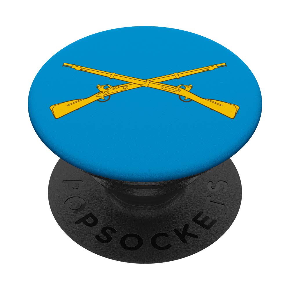 US Army Infantry School - Crossed Rifles PopSockets Grip and Stand for Phones and Tablets