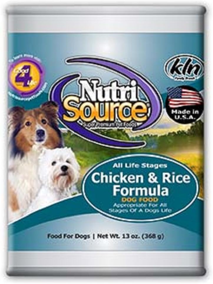Tuffys Pet Foods Tuffy's Nutrisource Dog Chicken/Rice Can, 1 Count, One Size