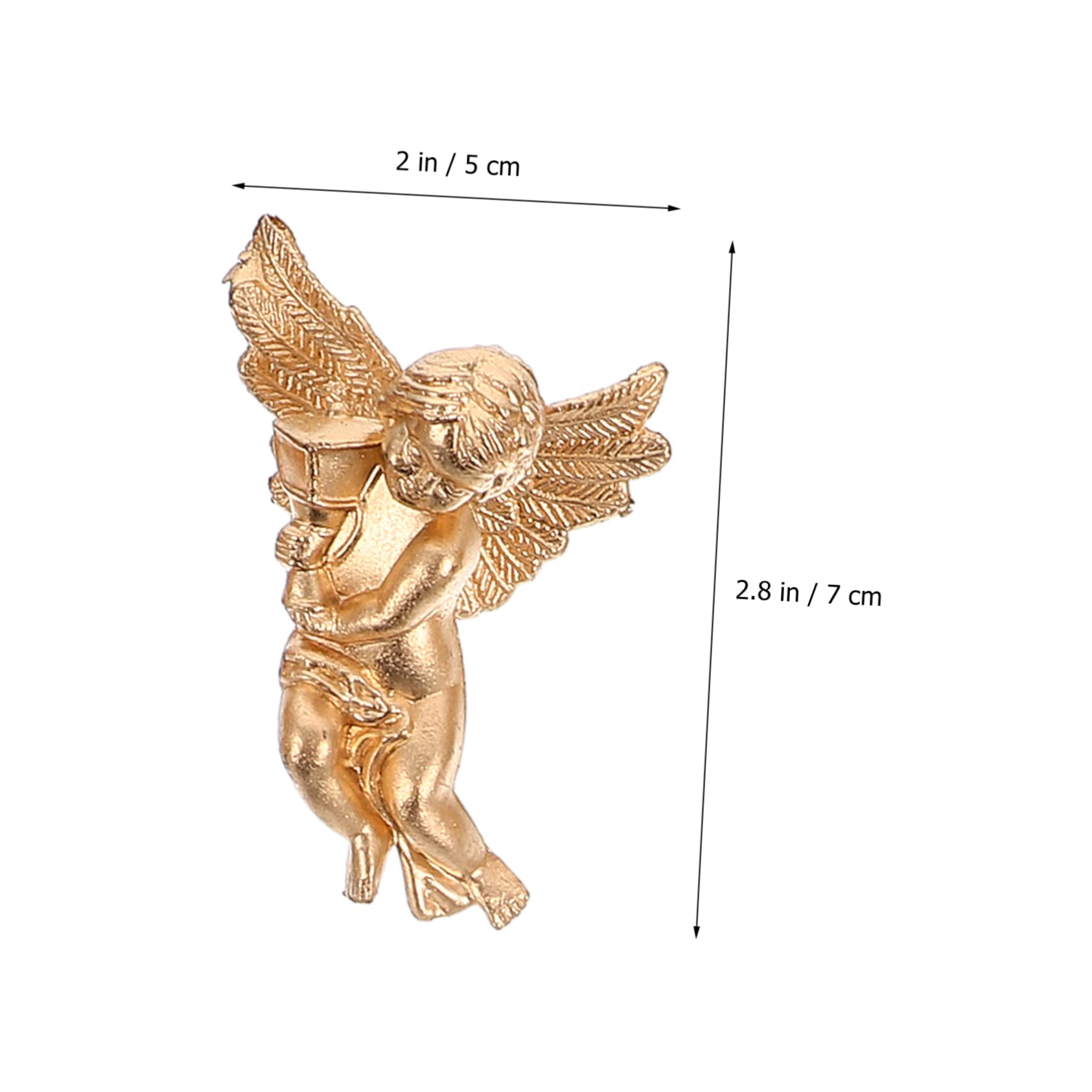 Alipis 48pezzi Decorazioni Natalizie Addobbi Ad Angioletto Per Ornamentazioni Per Feste e Celebrazioni