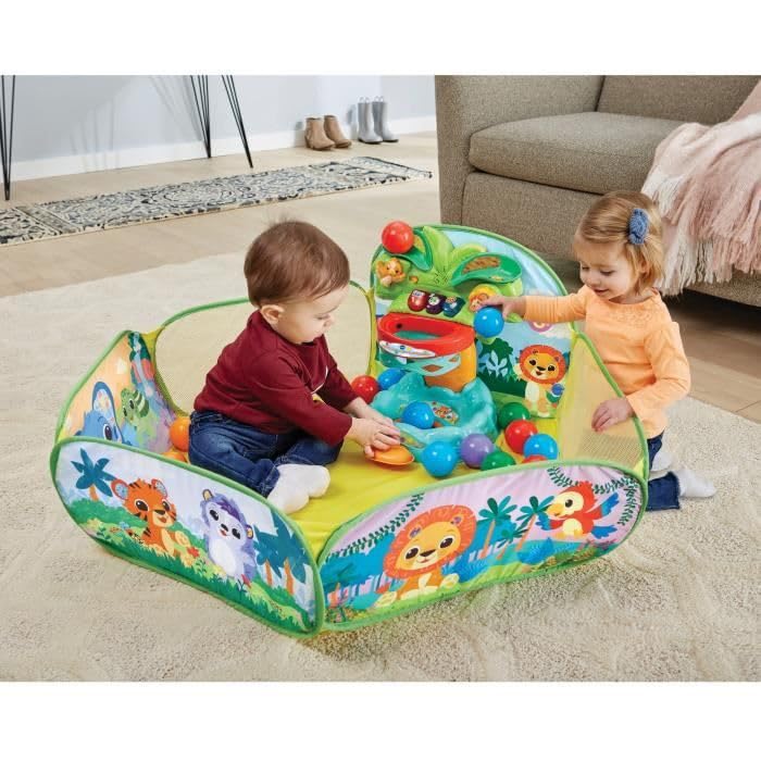 Piscine à balles interactive VTech idéale pour amuser bébé dans le salon de 9 mois à 3 ans