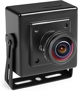 REVODATA 5MP POE IP Mini Camera，Ultra HD 2880x1620P，1.7mm Fisheye Lens (170°FOV)，Up to 256GB Micro SD Card,Small Camera H.265 Surveillance Motion Detection，PC/Phone App(I706-3-P-SD) (I706-3-P-TS-SD)