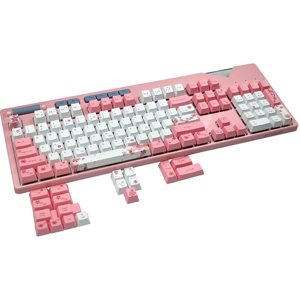 Wooting60 キーボード（JIS配列）｜マキマ花柄キーキャップ Wooting60 キーボード（JIS配列）｜マキマ花柄キーキャップ