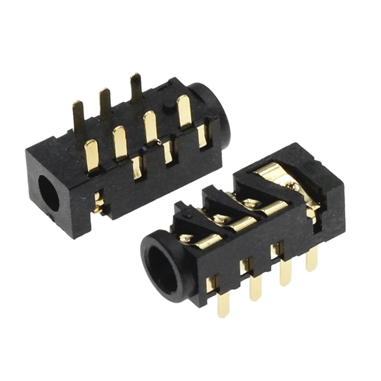 Conector jack 3.5 mm PJ-393 con 7 pines DIP para una reparación de audio estable y sin cortes 5