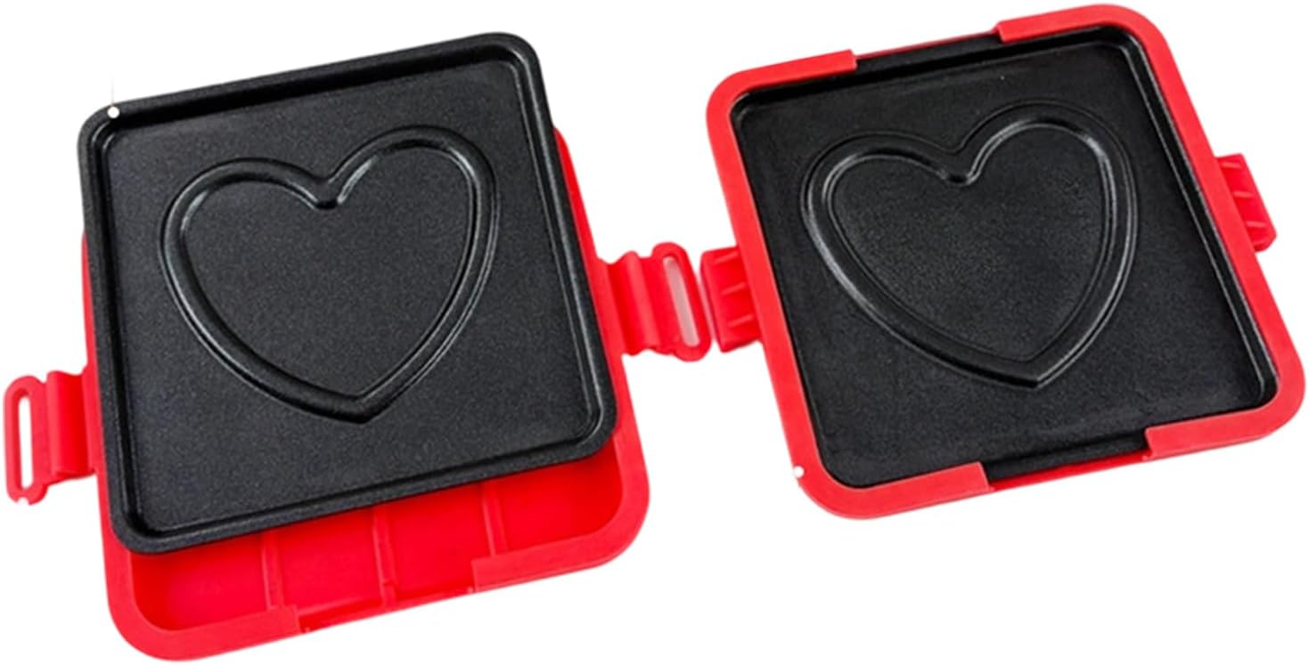 Breakfast Sandwich Maker - Foldable Kitchen Tool Grilling Pan - Microwave Crisper Tray | for Traveling Office Dorm Home Apartment Kitchen Restaurant Women Men Teens