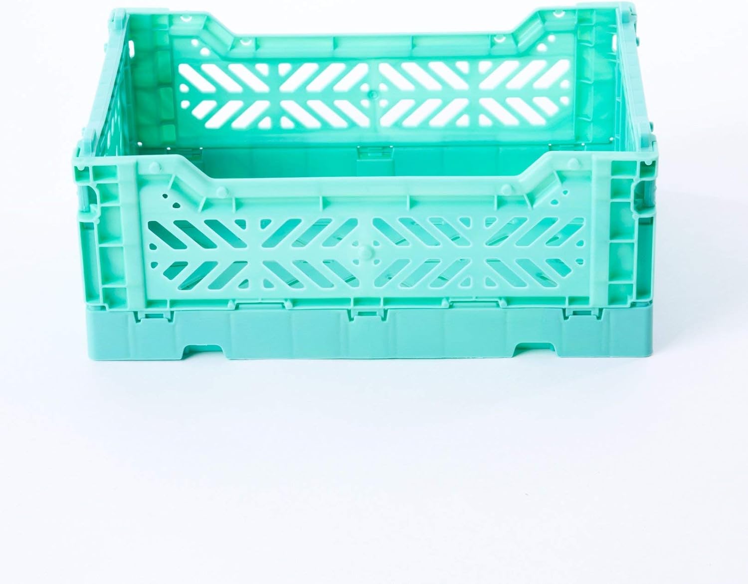 10 x AY-KASA Collapsible Storage Bin Container Basket Tote, Folding Basket Crate Container : Storage, Kitchen, Houseware Utility Basket Tote Crate Mini-Box (Black)
