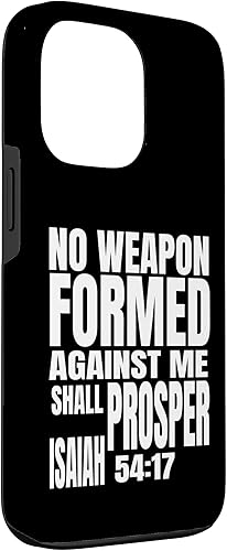 Miniatura 3 de iPhone 13 Pro No hay arma formada contra mí prosperará Isaías 5417