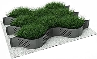 Paver Grid System for Grass, DIY Patio, Walkway, Shed Base, Light Vehicle Driveway Ground Stabilization Grid, Large Gravel Geogrid 2 Inch (Color : WxL, Size : 6x8m/19.6x26ft)