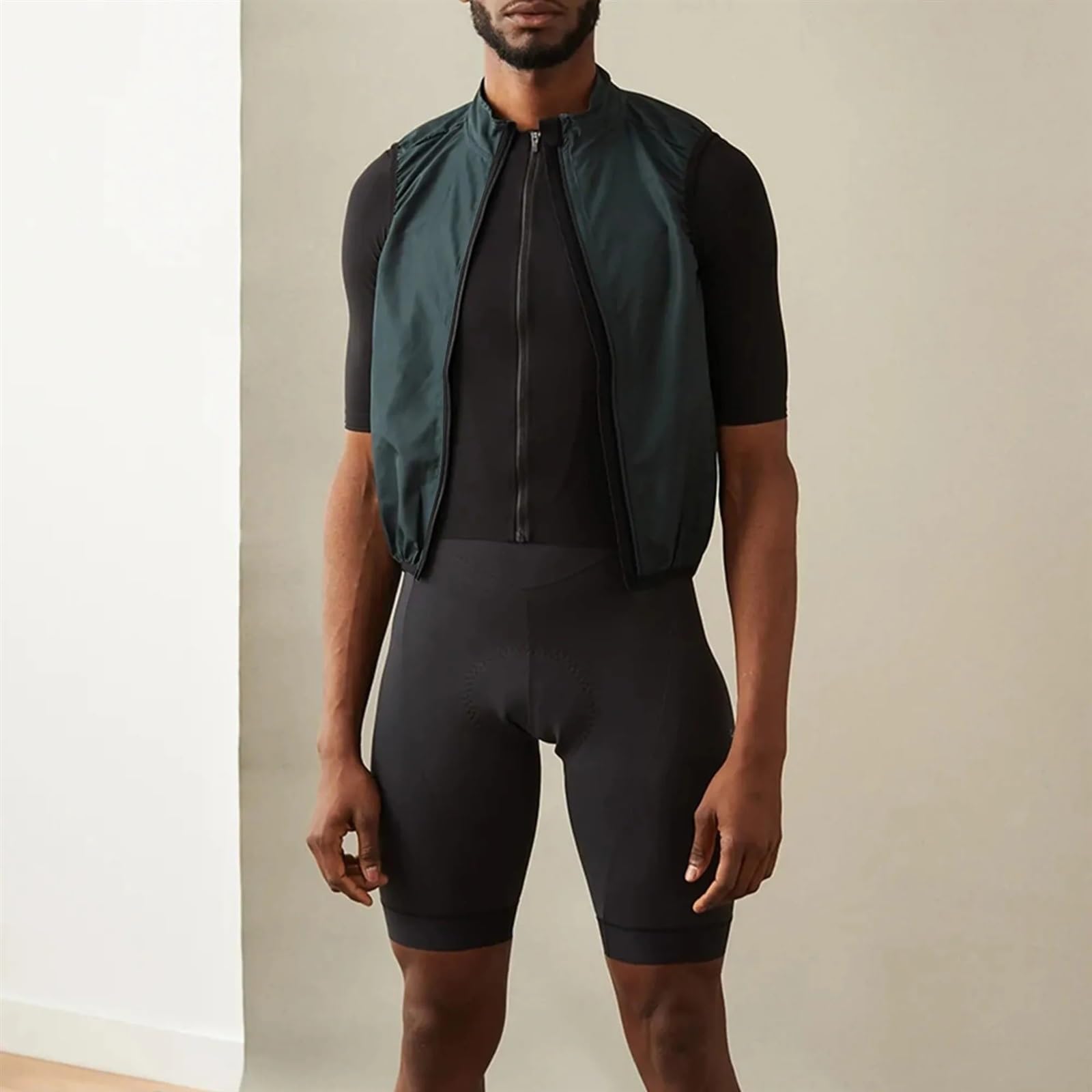 Chaleco Ciclismo Sin Mangas Chaleco de Ciclismo for Hombre, Resistente al Viento, Impermeable, sin Mangas, for Ciclismo, Ultraligero para Correr, Gimnasio