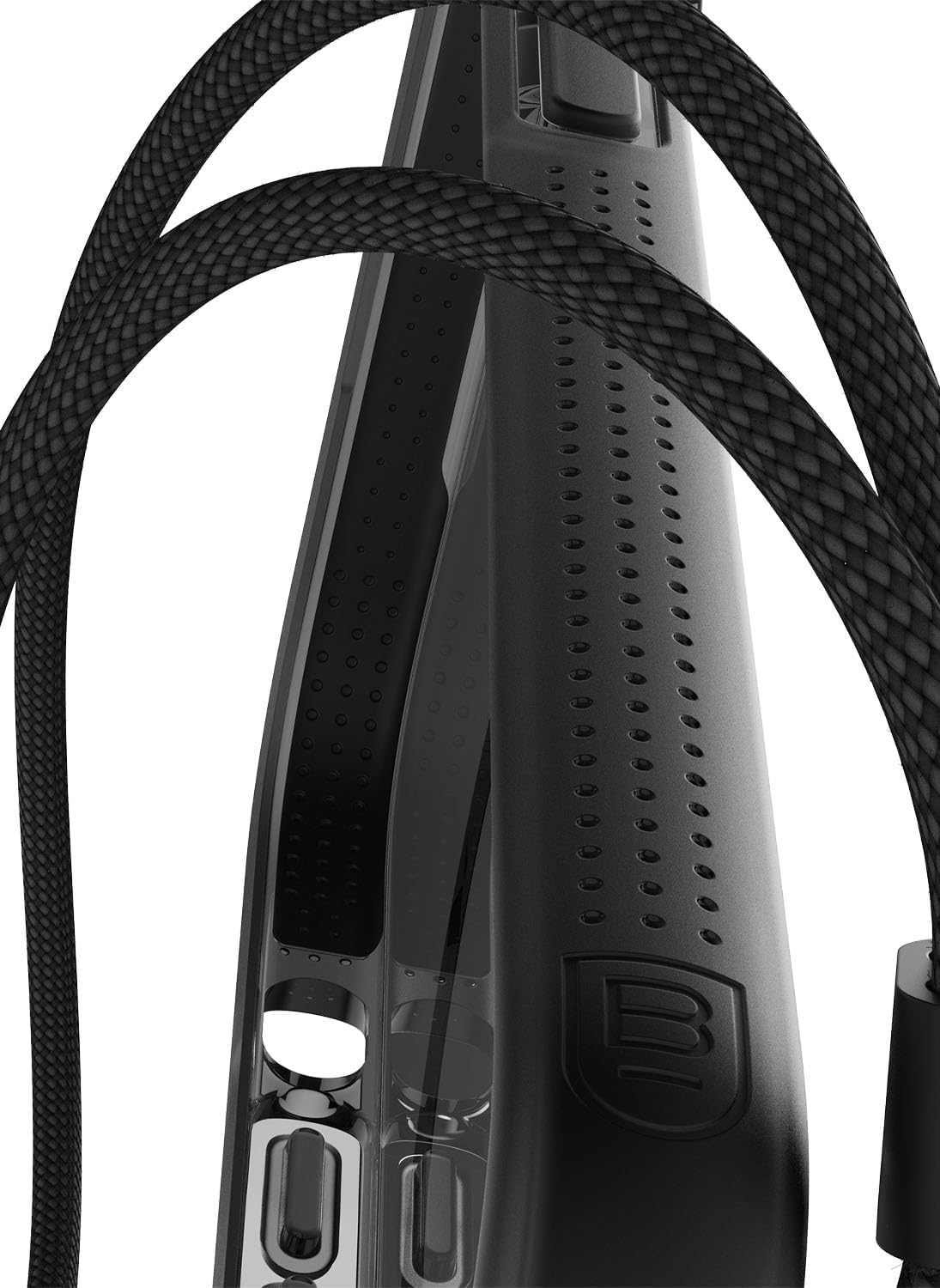 BodyGuardz Ace Pro for iPhone 15 Case,Heavy Duty Shockproof Cover with 18FT Military Grade Drop Tested, Compatible with MagSafe, Wireless Charging, Responsive Buttons - Smoke/Black