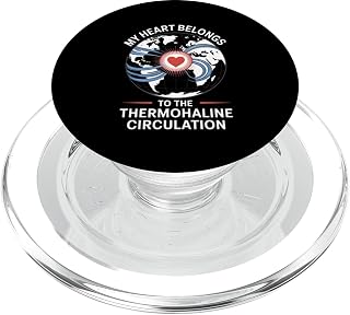 Heart Belongs to Thermohaline Circulation Ocean Nerd PopSockets PopGrip for MagSafe