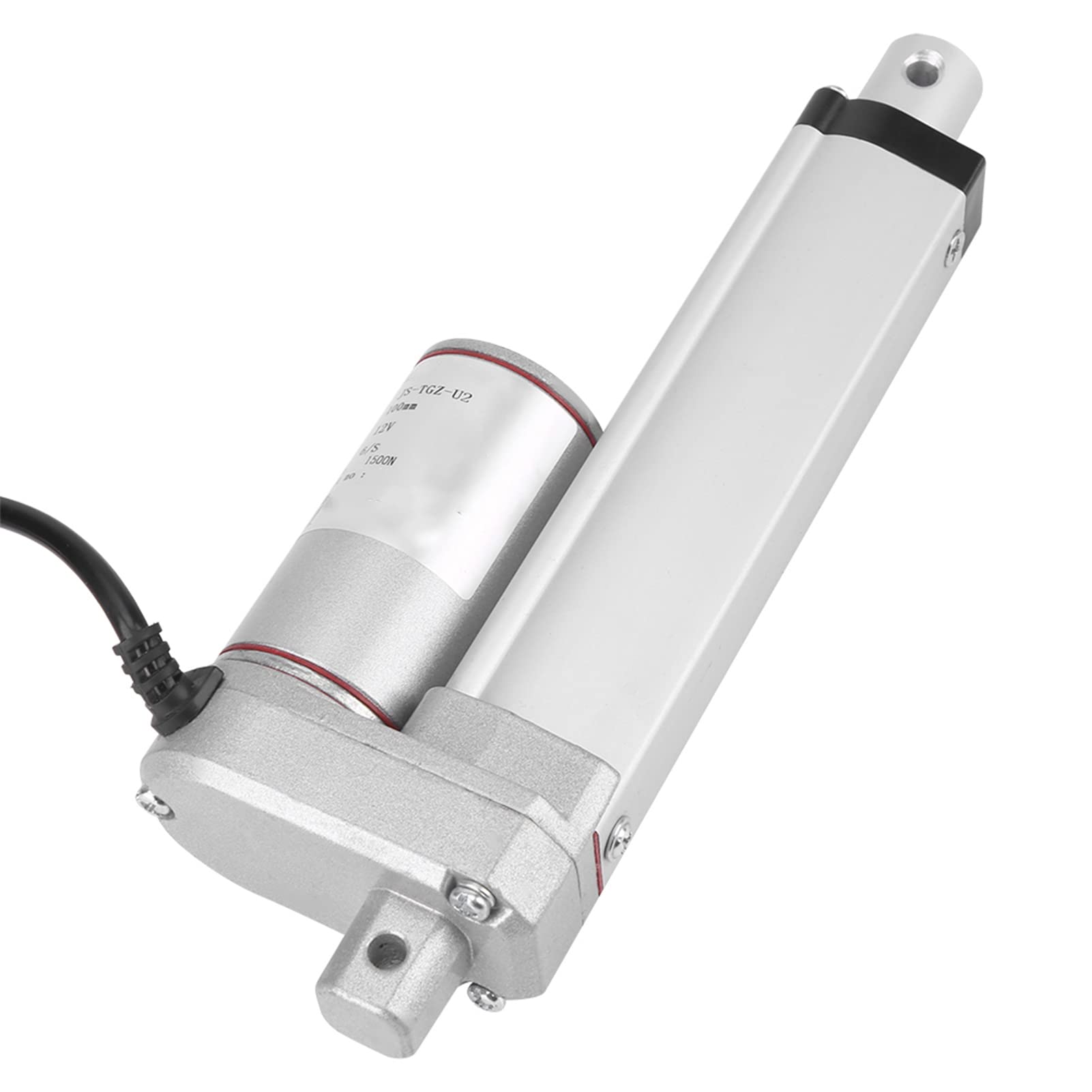 Aramox Siłownik Liniowy DC 12 V 140 Kg Maksymalne Podniesienie 5 Długości Skoku Wbudowany Przełącznik Skoku do Przemysłu Motoryzacyjnego (100 mm)