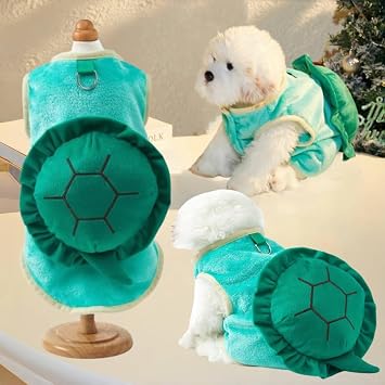 Cute Dog Costumes Turtle Shell Puppy Vest Kawaii Cat Kitten Clothes Pet Apparel Medium,Turtle Shell