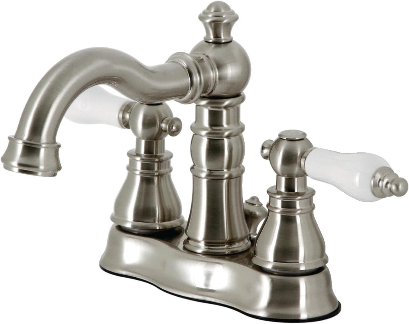 Fauceture FSC1601APL American Patriot 4 in. Centerset Bathroom Faucet with Pop-Up Drain, Polished Chrome
