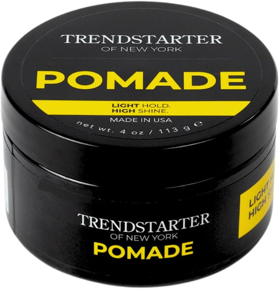 CLASSIC POMADE (4oz) – Light Hold - High Shine - Water-Based Pomade - All-Day Smooth Wet Look Finish - Non-Crispy Formula - Premium Hair Styling Products