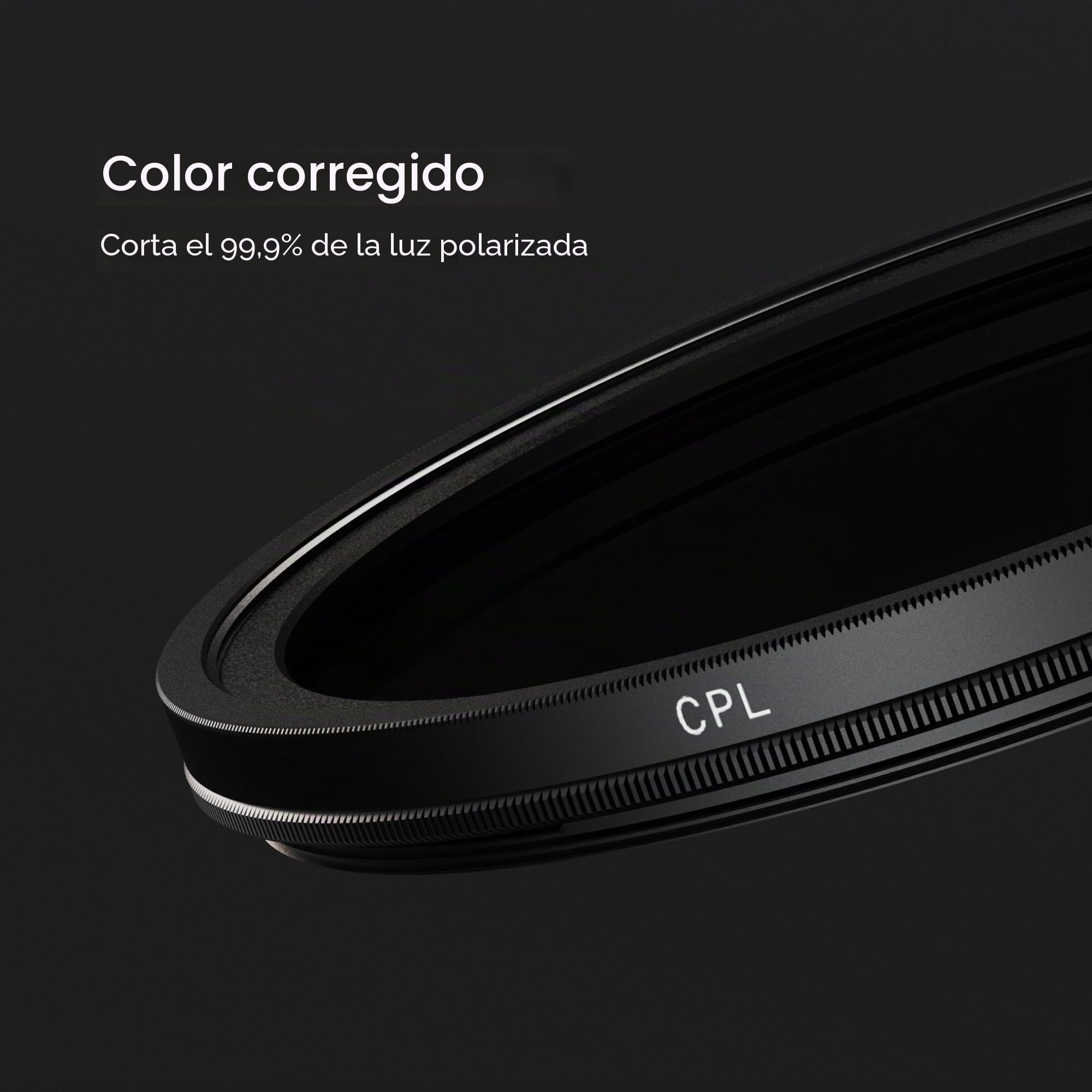 Urth 67 mm Filtro polarizador Circular (CPL) para Objetivo (Plus) — Nano-Recubrimiento de 20 Capas, Vidrio óptico HD para polarización del Objetivo