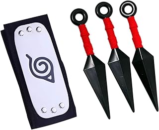 Naruto Headband, 3 PCS Naruto Cosplay Headband Naruto Leaf, Anti Leaf Village