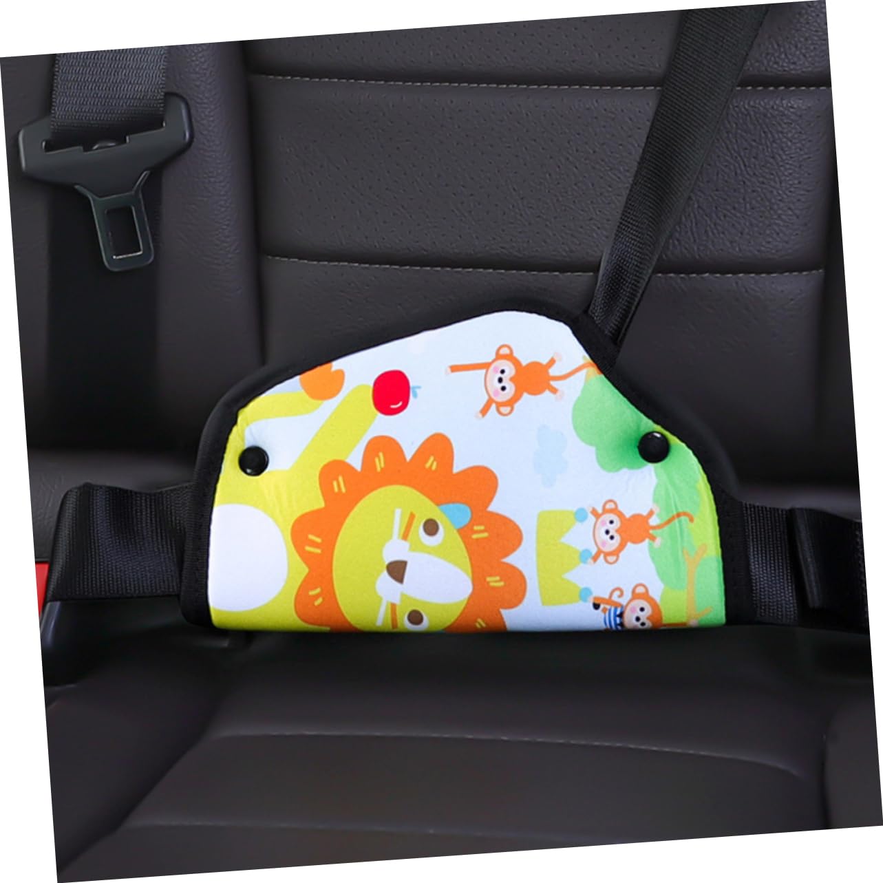 Ciieeo 4 Ensembles épaulettes protecteur sécurité soutien enfants coussin de bandoulière Ajusteur des sièges d'auto coussin de harnais de voiture accessoire siège auto flanelle