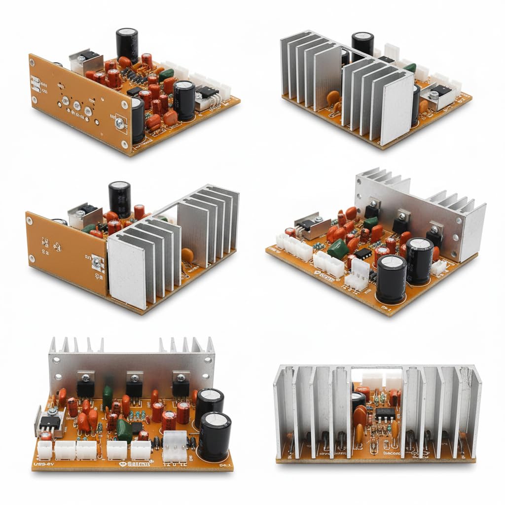 TDA2030 3TR 2.1 Home Theater 60 Watt Audio Amplifier Circuit Board High Power DIY Amplifier Module — Amazon image 4