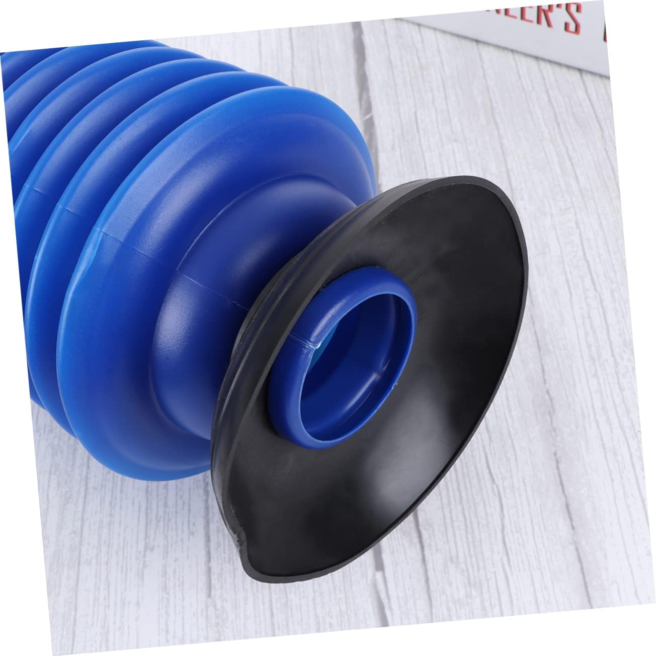 High Pressure Toilet Plunger Bellows Blue Accordion Bathroom Tool