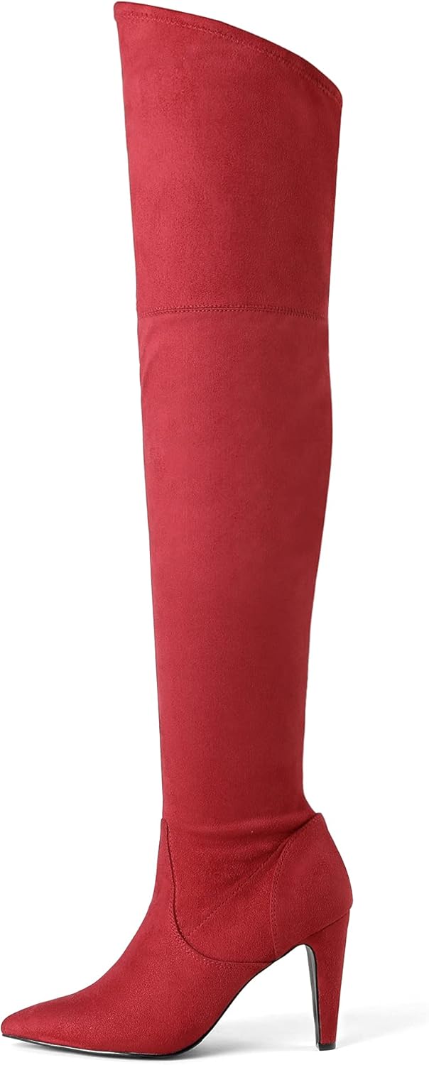 DREAM PAIRS Women's Thigh High Boots Over The Knee Heels Long Sexy Pointed...  - Bild 22 von 40