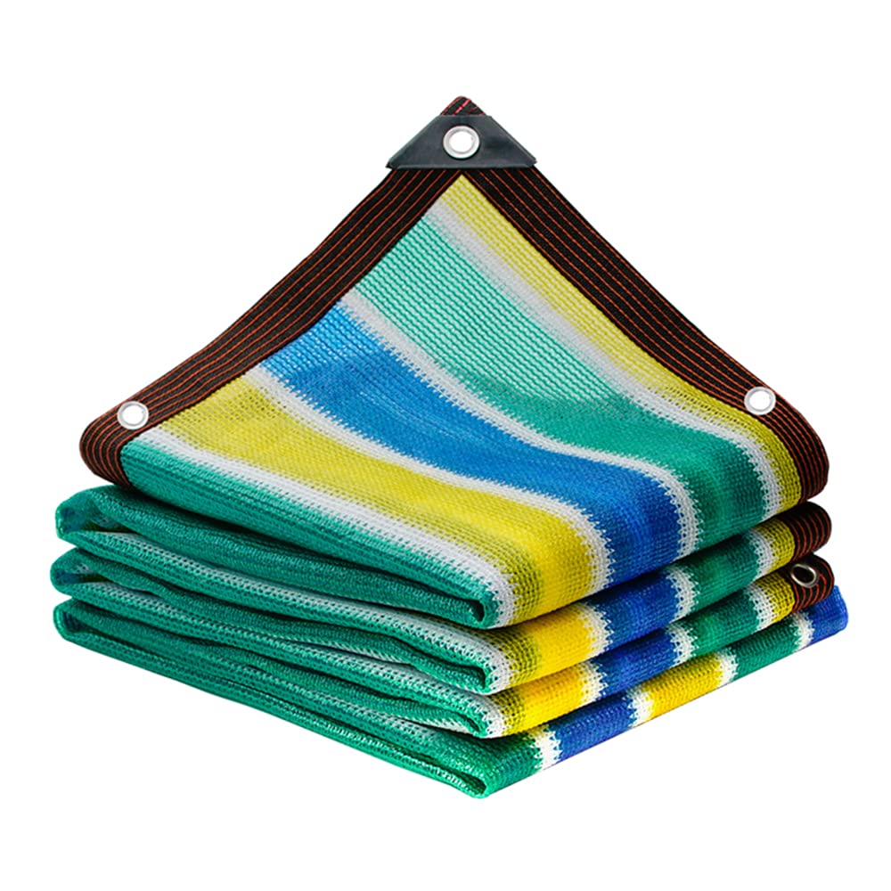Filet d'ombrage 2m×6m à 8 broches pour protection jardin et fleurs