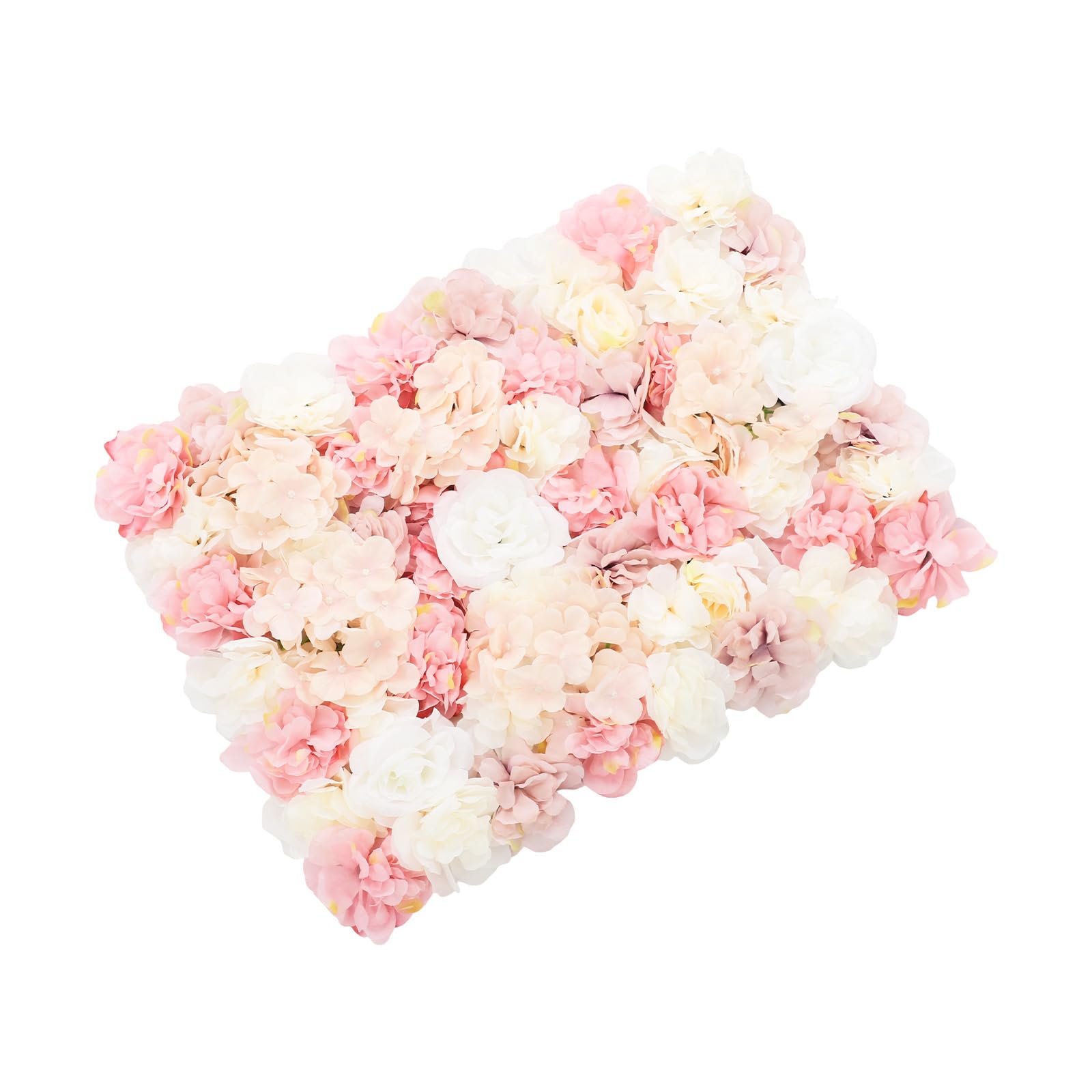 Künstliche Blumenwand Rosenwand, 6 Stück 60x40cm Seidenblume für Hochzeit Hintergrund DIY Dekoration