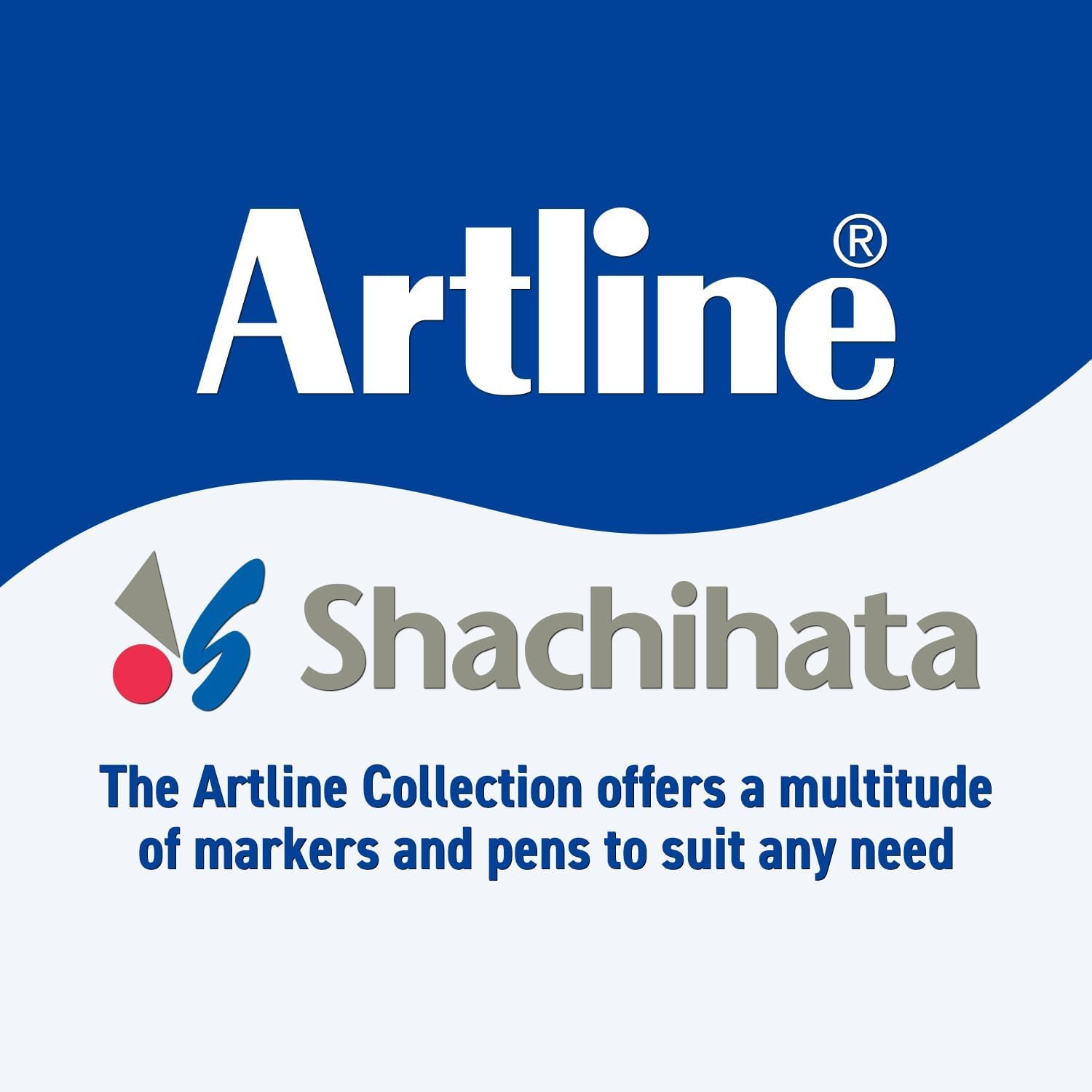 Artline General Purpose Markers | Professional Series | Permanent | For Most Surfaces | EKPR-GPM | 1.5mm Bullet Tip | Pack of 12 | Black